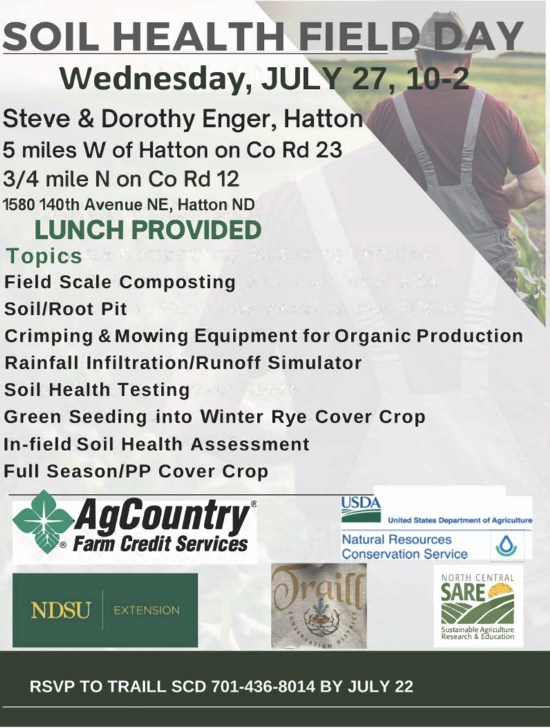 TraillcountyANR's tweet photo. Check out this event!! To RSVP contact the Traill County SCD https://t.co/qLC3174AWr