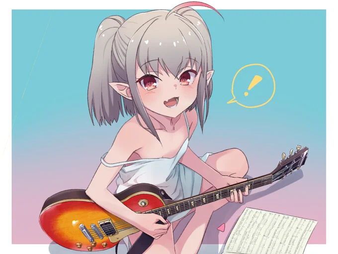 ギター弾いてるりりむちゃん好き 