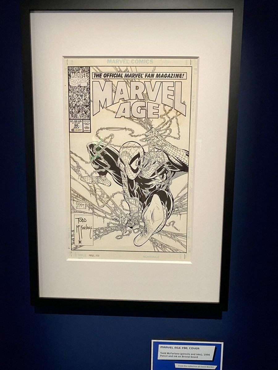 dinesh_s's tweet image. Jaw dropping @Todd_McFarlane Spider-Man cover to Marvel Age #90! Even more stunning without all the cover copy!! #beyondamazing