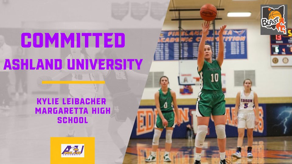 leibacherkylie's tweet photo. I’m very excited to announce my commitment to Ashland University. Very thankful for my family, friends, and coaches that have helped me get to this point! I would also like to thank Coach Pickens and Coach Kotas for this opportunity! Go Eagles! 💜💛 @AshlandWBB https://t.co/OL6xphVHrF
