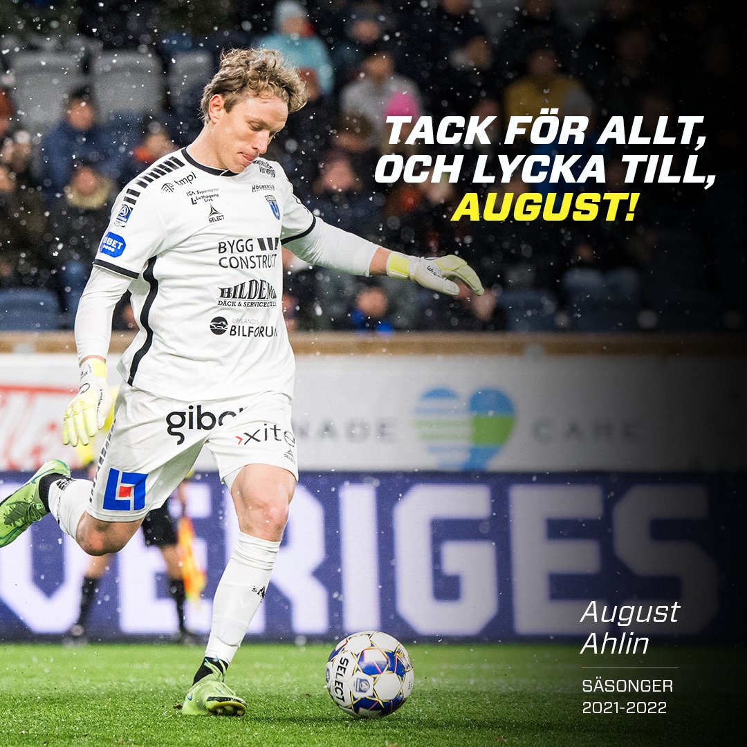 siriusfotboll's tweet photo. August Ahlin går vidare mot en civil karriär!
ℹ️ August Ahlin fortsätter sin rehabilitering hos Sirius Fotboll fram till den 31 augusti och avslutar därefter sin fotbollssatsning för att istället gå vidare mot en civil karriär.
Läs mer på https://t.co/wgYrOUfWhm https://t.co/aOSt3k9WRZ