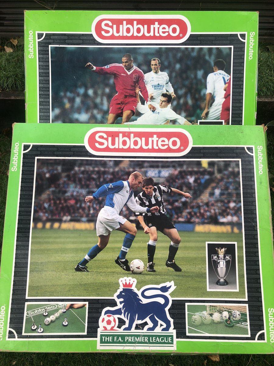 Premier League #subbuteo sets