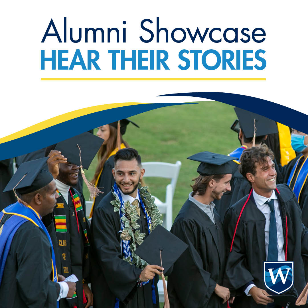 WestcliffU's tweet photo. Hear inspiring stories from #Westcliff #Alumni and get excited to start your academic journey. Learn about their experience and why they chose #WestcliffUniversity! Join us at our #AlumniShowcase this Wed, July 13, from 11:00-12:00pm. Register now at https://t.co/YxwdmwbqcN. https://t.co/jHz2RDUoFz