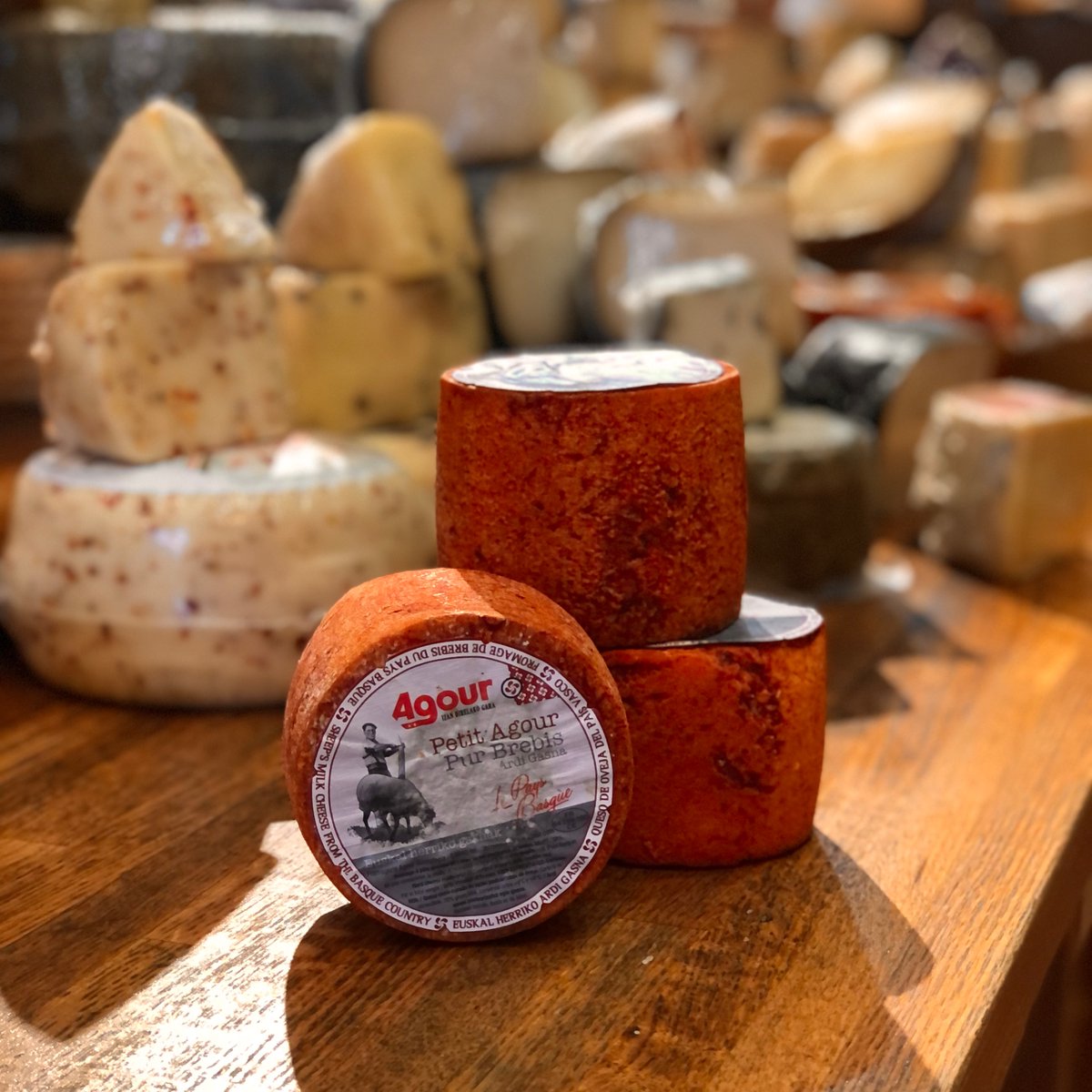 CheeseStoreBH's tweet photo. Twice voted "best of show" at the World Cheese Awards, Agour is a“fromage Basque," sheep milk cheese fr the French Basque Country.
This cheese has been made in the region for over a 1000 yrs in the Pyrenees mountains. Agour is mild, w grassy notes and a smooth, buttery flavor. https://t.co/KRlKIdNjvR