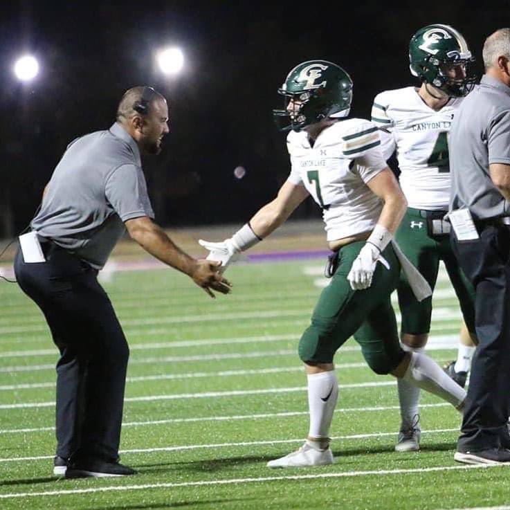 Thank you <a href="/CLTXFB/">Canyon Lake Football</a> <a href="/canyonlakehs/">CanyonLakeHS_Hawks</a> Puro amor. See you soon.