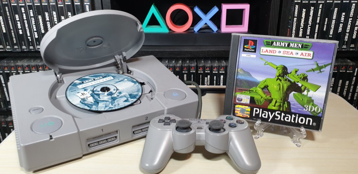 PS1Archive's tweet image. #PS1Archive Here are all the Army Men games that I have! I think there are 10 on the #PS1... I can imagine there is a lot of nostalgia for these TPS games, so was the gaming press&apos; &apos;quantity over quality&apos; opinion a little too harsh? 🤔 #PSX #PlayStation #RetroGames #GamersUnite