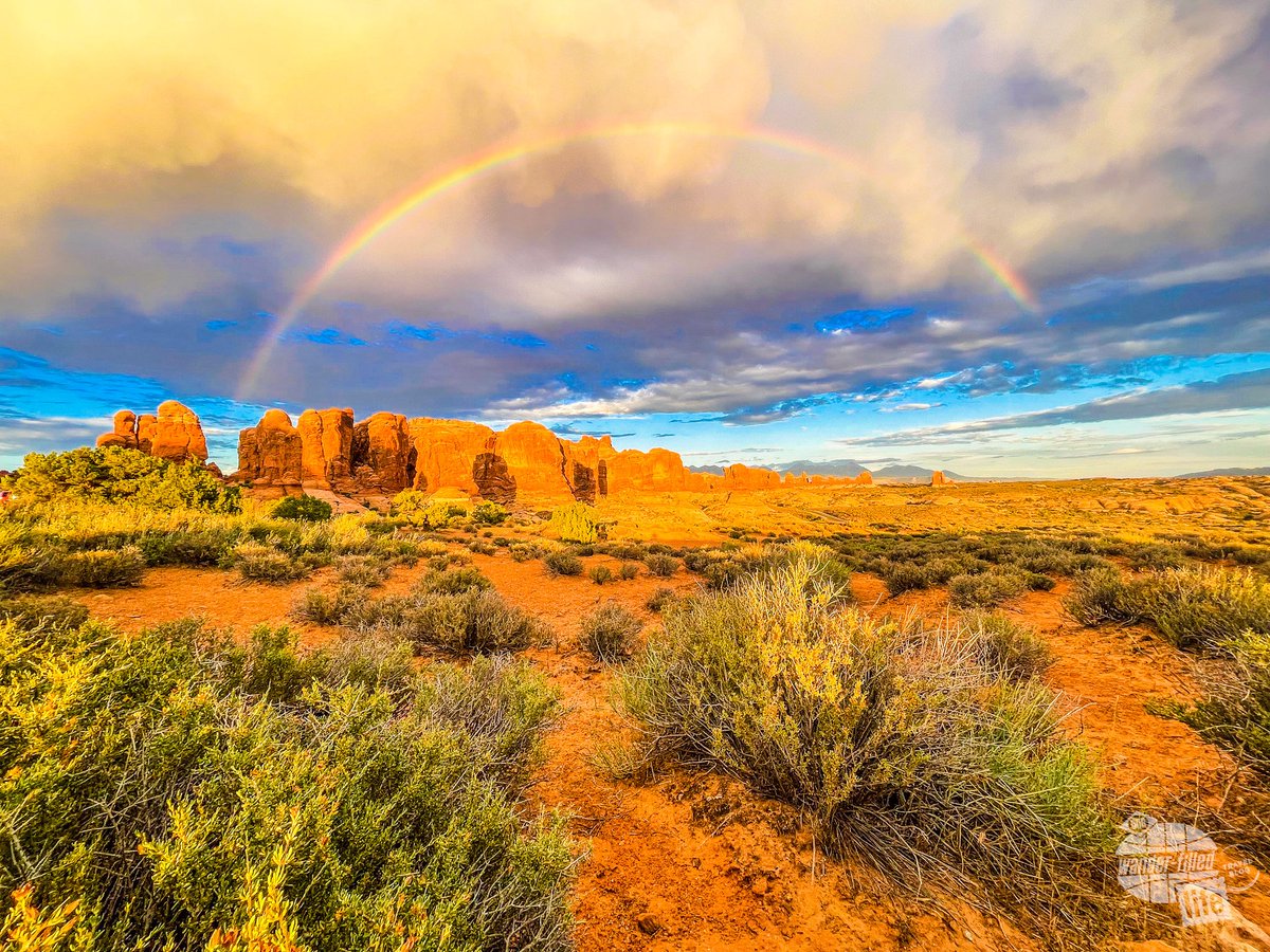 wander_filled's tweet photo. Pro tip: Even though Arches National Park has a reservation system, you don’t need a reservation to go in after 5 pm, making it really easy to get sunset pictures. Sometimes, you might even get a shower which makes for a rainbow!
#FindYourPark #VisitUtah #Moab #DiscoverMoab https://t.co/jhEbcBJT8X