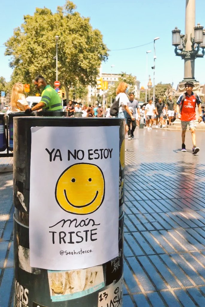 marizapatt's tweet photo. Tenía que dejar estás intervenciones en esta ciudad Hermosa que me ha dado tanto y donde logré encontrar la paz que creí ya no iba a tener en mi corazón
 ❤️✍️✨ Que chimba Barcelona. https://t.co/Rpk08EzKLz