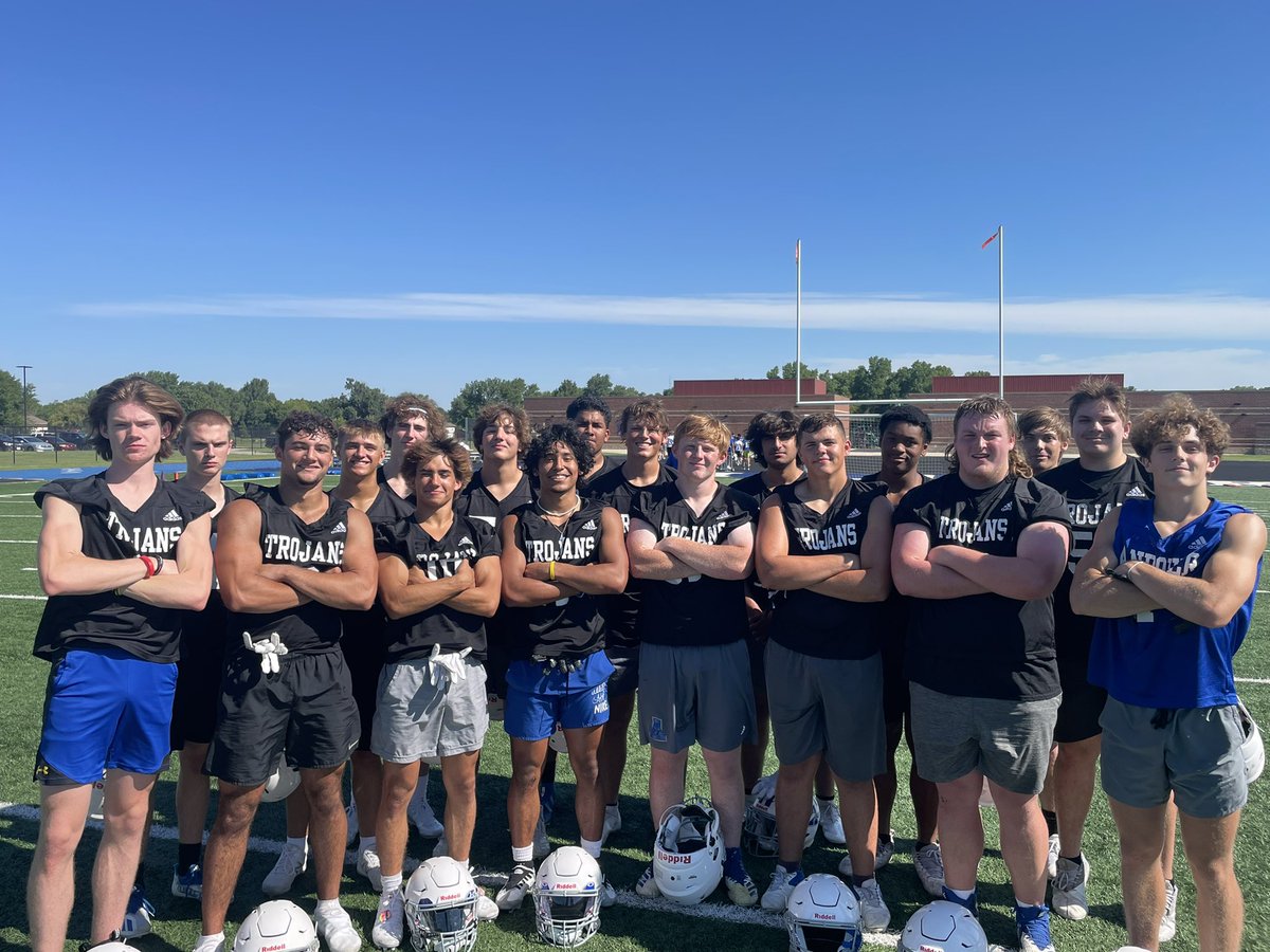 First morning of camp in the books.  The Trojan Way players of the day were our Black Shirts and Trey Noonan. Congrats and way to lead from the front men!  #TrojanStrong <a href="/AHSTrojanAthlet/">Andover Athletics</a>