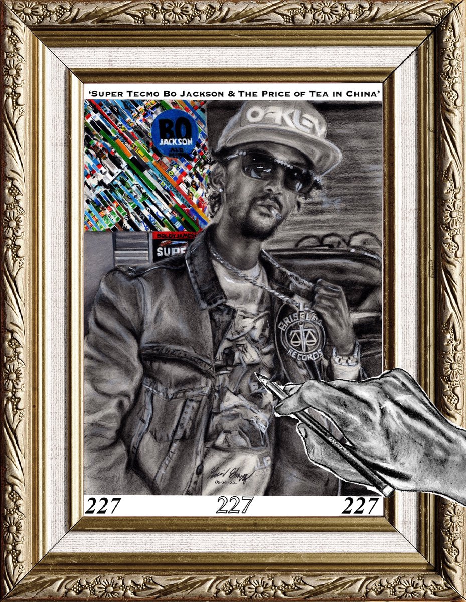 gavinXgeoffrey's tweet photo. ‘Super Tecmo Bo Jackson & The Price of Tea in China’
All pencil @BoldyJames 2️⃣2️⃣7️⃣ #ConCreatures #Detroit #Drawing #HipHop #Griselda https://t.co/yLXVU8wCpL