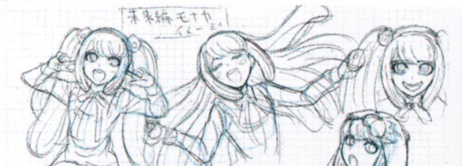 Moonyanthem's tweet photo. Design sketches Monaca!! <3333 #monacatowa #danganronpa #towamonaca #futurearc https://t.co/5nvyk4h2cp