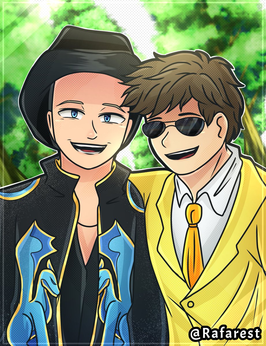 AaronOzee's tweet photo. Thank you, Rafarest Isidoro, for having created this masterful and warmhearted piece of fan art featuring me and famed whipcracker, @adam_winrich (a.k.a. Adam Crack), at the Bristol Renaissance in Kenosha, Wisconsin.
#Regulus #RegulusBook #RegulusMovie #AaronOzee https://t.co/63AwhjDxJB
