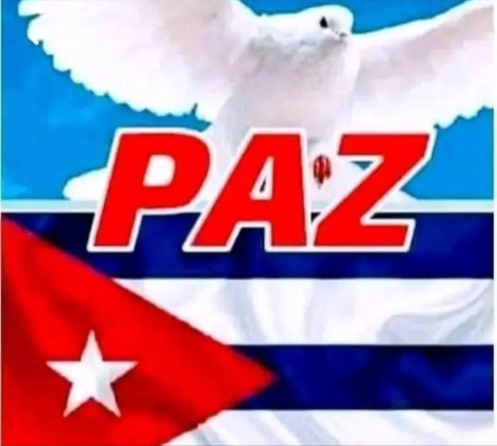 Somos una nación de Paz,  no buscamos guerras, ni agredimos a nadie, pero defendemos la Revolución hasta con los dientes.
#Cuba.
#CubaPorLaPaz 
#CubaViveYTrabaja