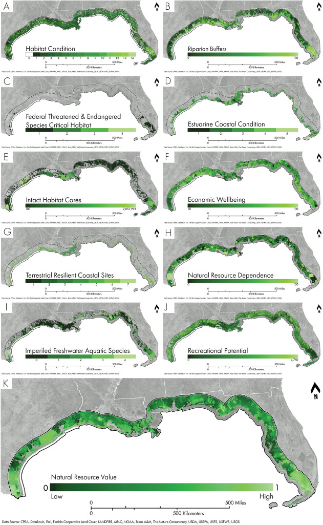 Cool new paper - "Supporting habitat restoration in the northern Gulf of Mexico through synthesis of data on multiple and interacting benefits and stressors" creating a method to help better compare "apples to apples" when it comes to restoration projects  bit.ly/3ocSraZ