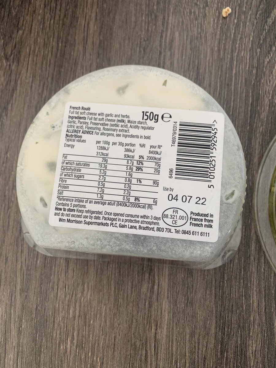 walshdi3's tweet photo. @Morrisons very disappointed, bought on at 9pm Friday 08/07…. For a party on yday only to find 🤦‍♀️ https://t.co/X2wT2VBcmK