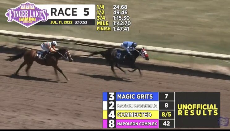 BeardedHandicpr's tweet photo. Got a tip on the winner of race 5 at Finger Lakes from the guy who sold Jack his beanstalk beans! #MagicGrits #MyCousinVinny https://t.co/Jmti3oLaYo