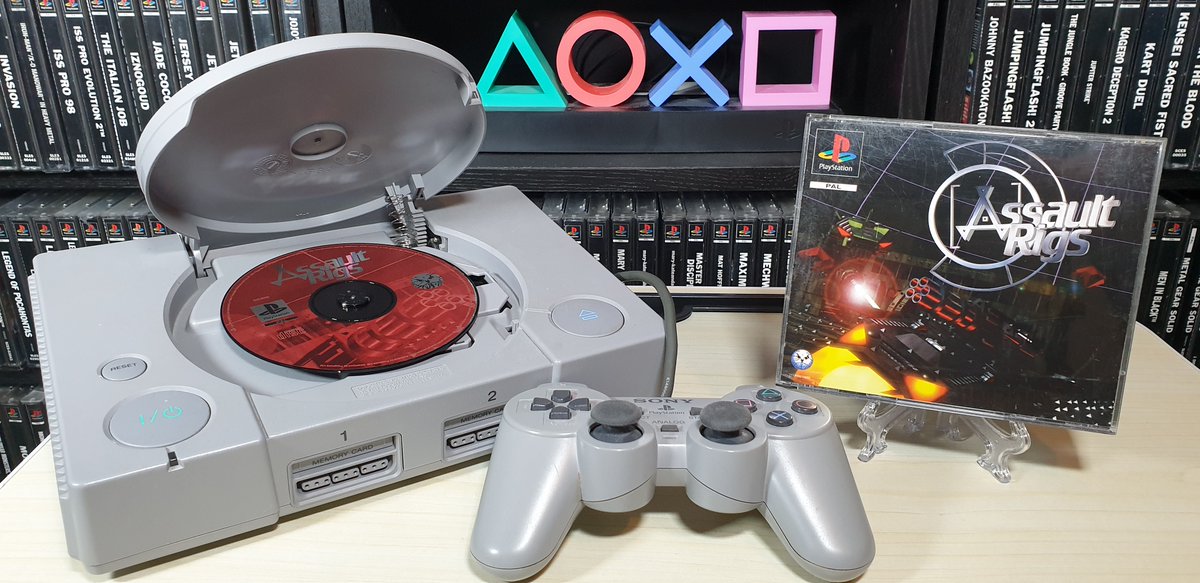 PS1Archive's tweet image. #PS1Archive Psygnosis gave the tank shooter genre a bash, and it turned out very well! A step up from Namco&apos;s Cyber sled! (Which did you prefer? 🤔)
Sadly, multiplayer is only possible via link cable (which I still need to try! 😮) #PS1 #PSX #PlayStation #RetroGames #GamersUnite