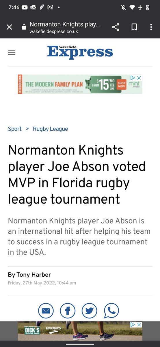 CopperheadsRLFC's tweet photo. SUCCESS ALERT: @JoeAbson, who played with our Copperheads second team plus other 'day of registrants' at the #Naples9s got signed to @CTRLFC Reserves after getting MVP at our annual #Naples9s tournament @PCSCNaples. https://t.co/Ml7h6M7Far