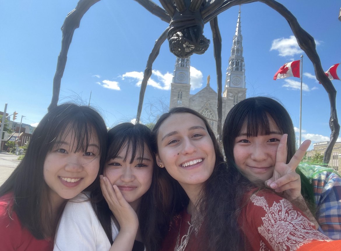Osaka Gakugei and <a href="/OCDSB/">OCDSB</a> ICP students gathered on Friday to tour the Art Gallery and do a scavenger hunt in the market. #studyinottawa #studyincanada