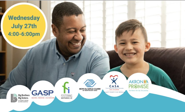 SummitCty_CASA's tweet photo. Please join us for an open house to learn about mentoring agencies and volunteer programs in and around Akron, Ohio. 

Bring a friend and stop by the Bounce Innovation Hub for a bite to eat and learn how you can get involved!  https://t.co/hARrUKQ5SI https://t.co/Axrl9iqYwj
