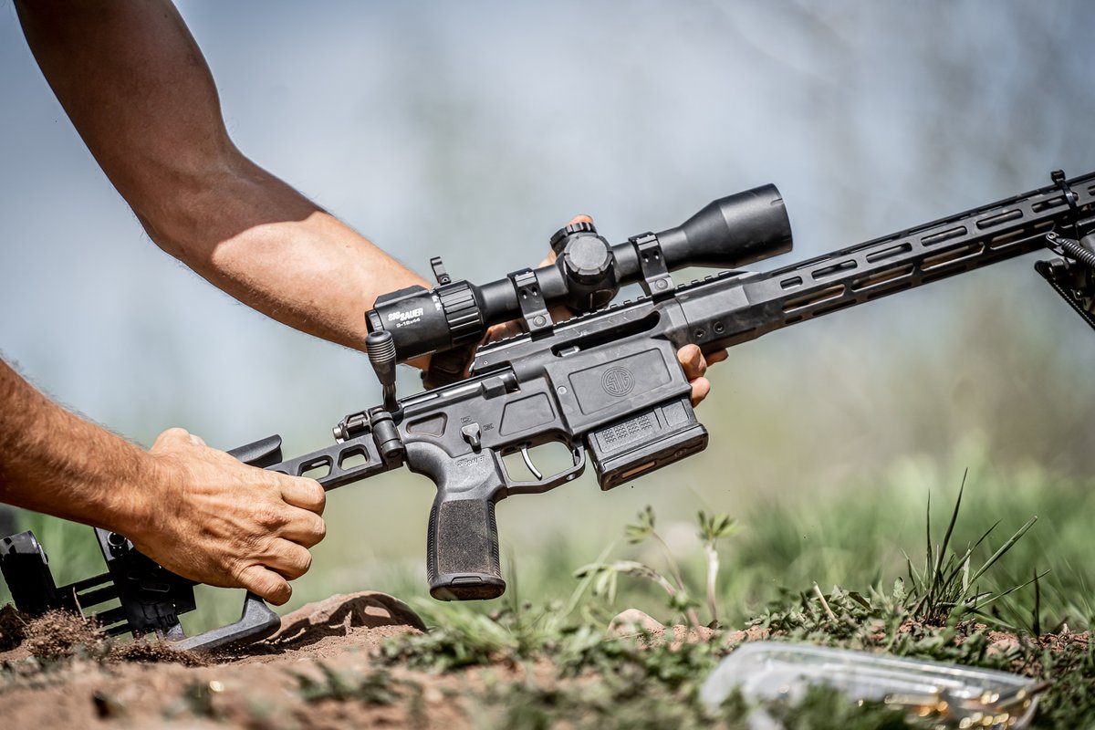 sigsauerinc's tweet photo. The SIG CROSS is a staple for anyone who loves long range shooting. Top it with the TANGO6 3-18x44mm and tackle anything from precision competition shooting to extreme backcountry hunting.
#SIGSAUER #SIG #NEVERSETTLE #SIGCROSS https://t.co/D6C8v7FeAd