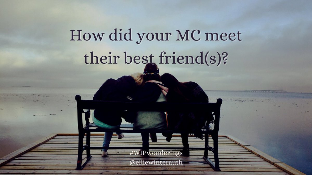 EllieWinterAuth's tweet photo. I took a couple of weeks off with everything that's been going on plus the holiday, but I'm back with #WIPwonderings!
Today's question - Character Understanding
How did your MC meet their best friend(s)?
#wip #author #helpies https://t.co/xMX6CM2KqS