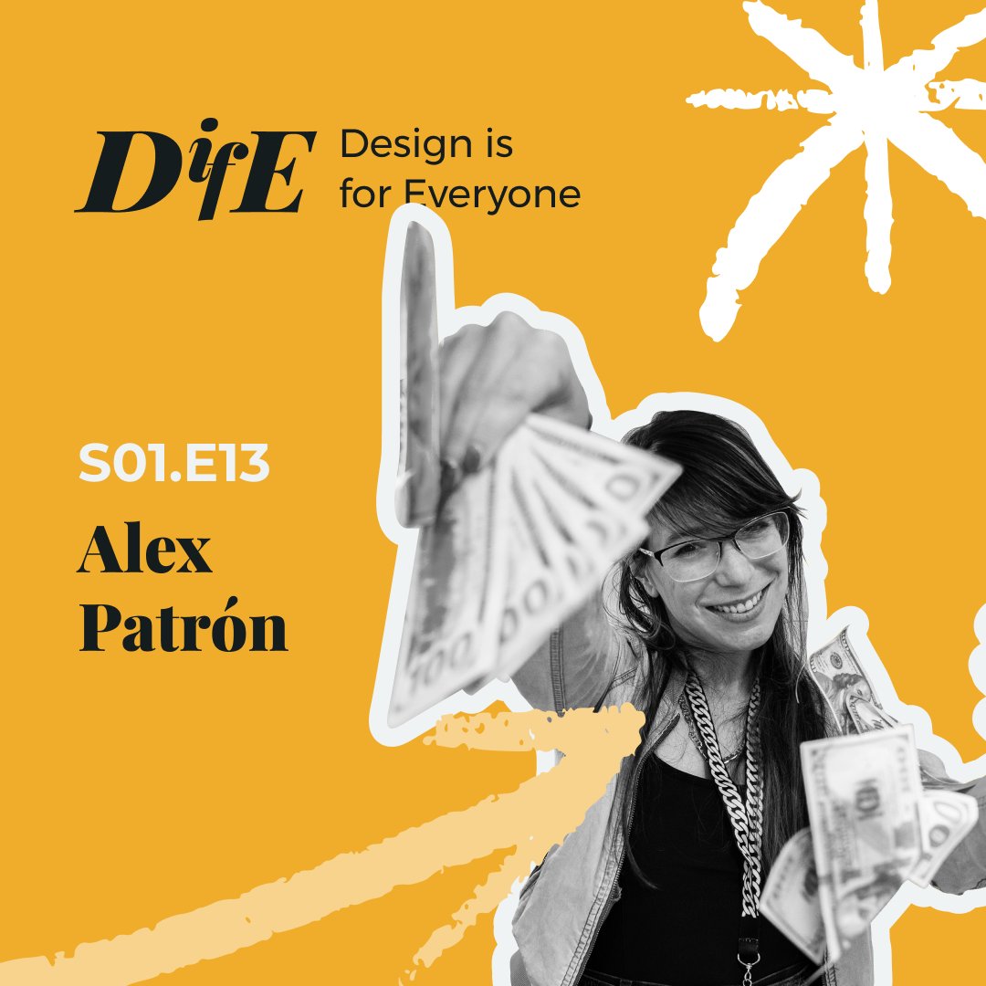 design_everyone's tweet photo. Hi Everyone, we're getting back on with new episodes so here are our next 3 guests:

Ep.11 | @annaecook  on Accessibility
Ep.12 | @nikolasklein on Prototyping
Ep.13 | @patronour on Design Career

See you all soon!
#DesignIsForEveryone #Podcast #Design #DifE https://t.co/mDUjpqomor