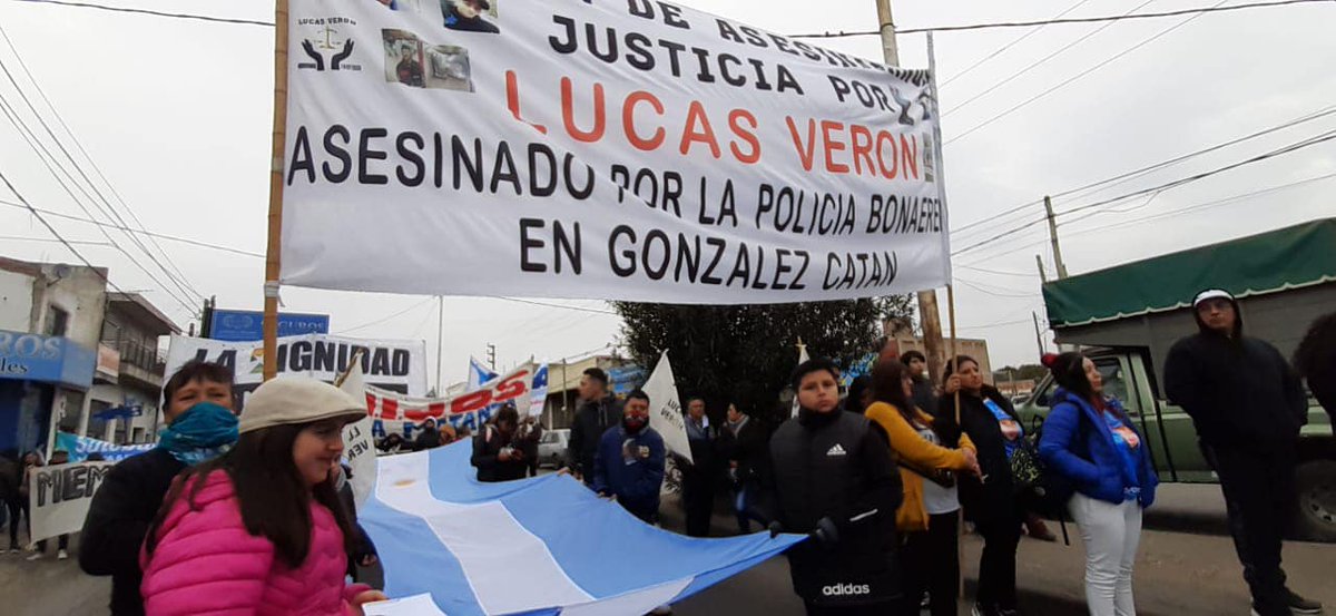 A dos años del asesinato de #LucasVerón por agentes de la policía bonaerense, la CPM acompañó a familiares y amigos en la marcha en pedido de justicia.