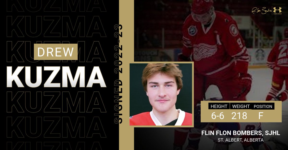 LULionsHockey's tweet image. Let's keep the player announcements rolling this week!

Please put your hands together and help us welcome Drew Kuzma to Lindenwood!
 Drew most recently competed for the @FFBombers in the @HockeyCanada Centennial Cup!
#SamePrideNewHunt
#LinD1nwood