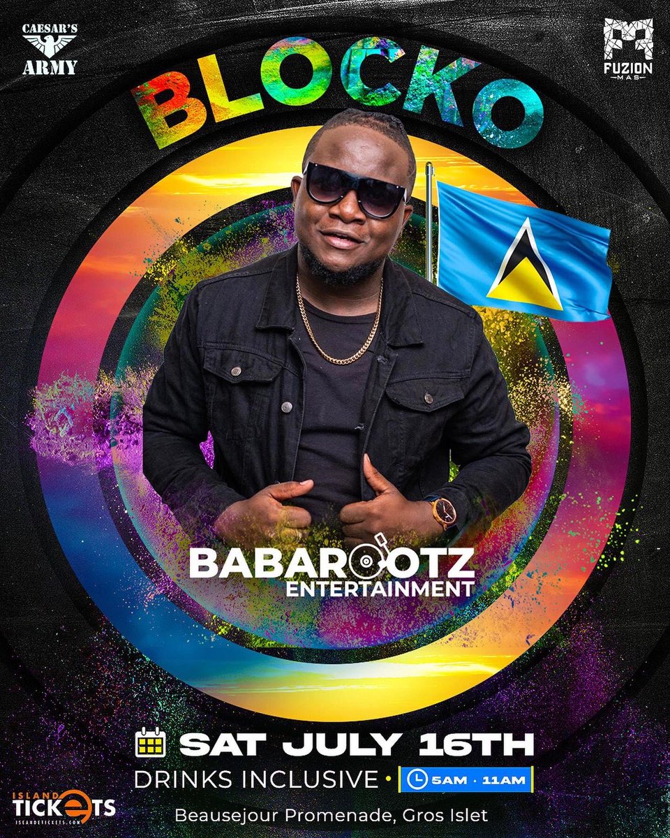FuzionMas's tweet photo. ‼️ ST.LUCIA ‼️ GET READY ‼️

Just added 🔊🎚🎧
@babarootz

𝗕𝗟𝗢𝗖𝗞𝗢
💦💨👅
WATER • POWDER • BACCHANAL

🗓 Sat 16th July
⏰ 5AM - 11AM
📍 Beausejour Promenade
🍹 Drinks Inclusive

LIMITED 🎟 REMAIN
Visit https://t.co/4cnzYgUhsm or contact a committee member. https://t.co/kMn6pWzo9I