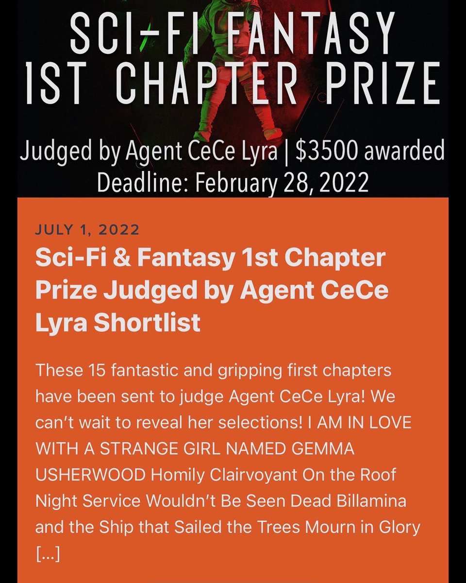 WriteWithRi's tweet photo. My WIP—Angeel Mercenary—made it to the shortlist! I’m beyond thrilled for myself and the other finalists! #WritingCommunity #AuthorsOfTwitter #WIP #novels #aspiringauthor #scifi https://t.co/vOlwKIhVUa