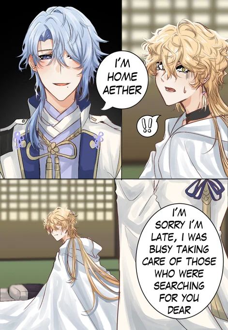 ayato come home late

Ayato x Aether

#genshinimpact 