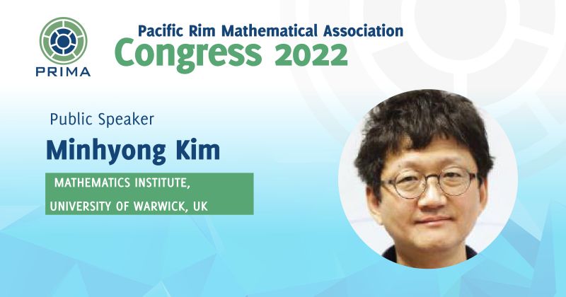 PRIMAmath's tweet photo. Who's up next on the #PRIMA2022 speaker spotlight?

Minhyong Kim hails from the University of Warwick's @warwickmaths, and will be giving a public lecture on Tuesday, Dec. 6.

To read more about Minhyong's research interests, visit https://t.co/5qiEPdiuiG https://t.co/OCYhVtP9JL