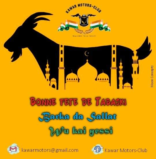 ClubKawar's tweet photo. Bonne fête à toute la communauté musulmane. Puisse Dieu accepter nos sacrifices et nous pardonner nos erreurs.
Saaha eid'kum, bonne fête, barka da sallat, kay yessi.
#KMC #eiduladha2022 https://t.co/OIZoc5eho5