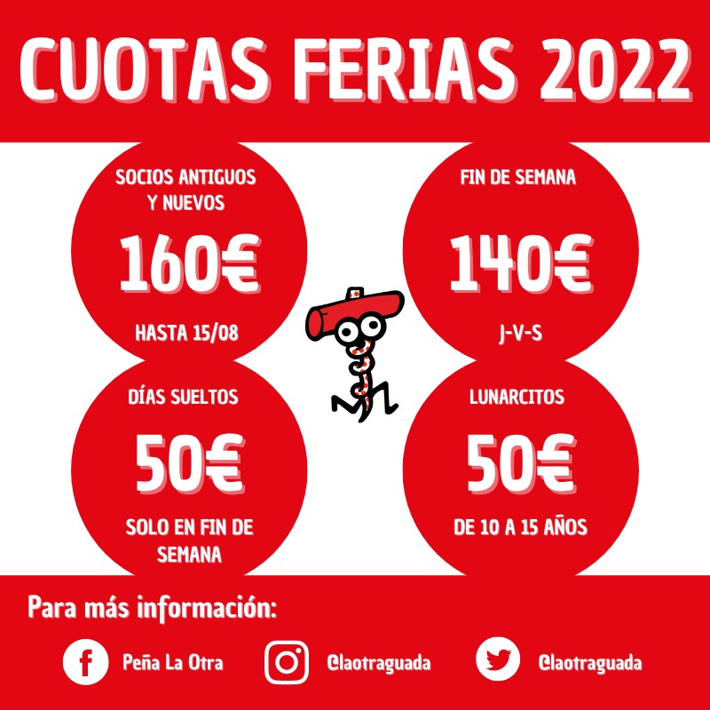LaOtraGuada's tweet photo. 🔴 | CUOTAS 2022 |

¡Hola antiguos o nuevos lunares!

👇 Mirad qué cuotas tan geniales como vosotros tenemos. https://t.co/4ury5BdRMi