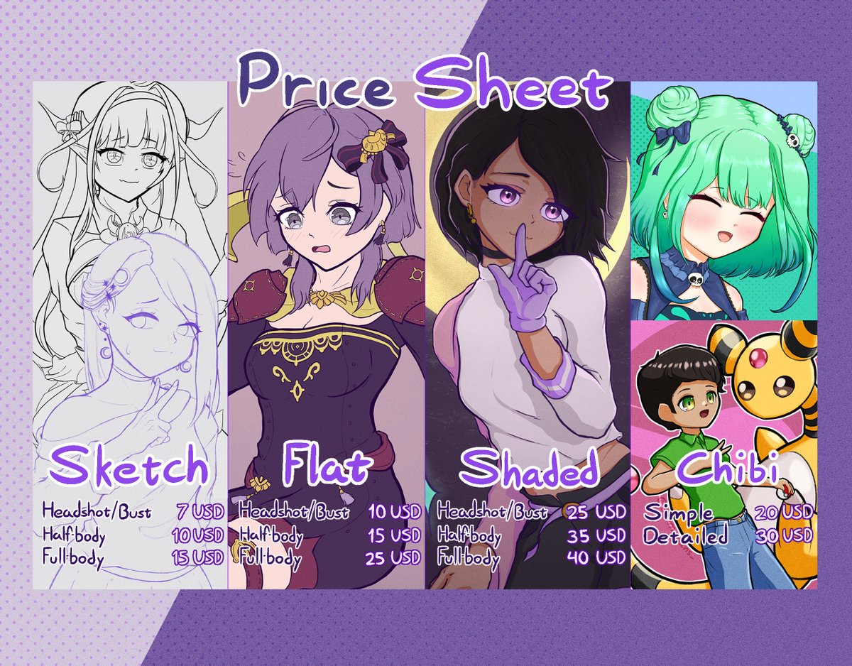 EmmaPans_'s tweet photo. ✨Commissions Open✨
I'll be opening a few slots for this summer so if you're interested or have any questions feel free to DM me💜

RT's are greatly appreciated💖

#art #commissionsopen #commsope #ArtCommission #Commission https://t.co/hfqvdInFVr