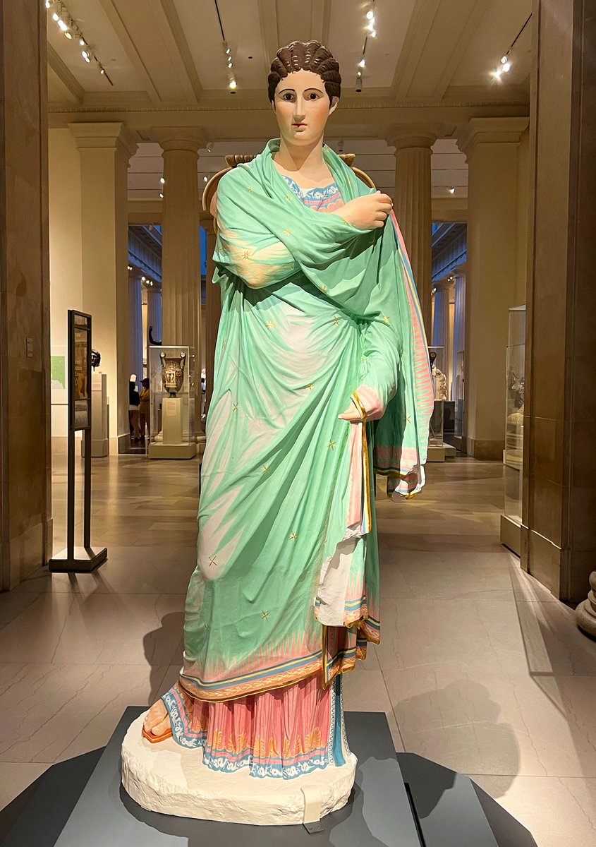 JavierJaraH's tweet photo. 🏦A partir del 5 de julio (y hasta bien entrado 2023), el Museo Metropolitano de Arte de Nueva York (@metmuseum) contará con la exposición "CHROMA: Ancient Sculpture in Color": un recorrido por algunas de las piezas arqueológicas más conocidas... tal y como se veían en su tiempo. https://t.co/EAQydTEupy