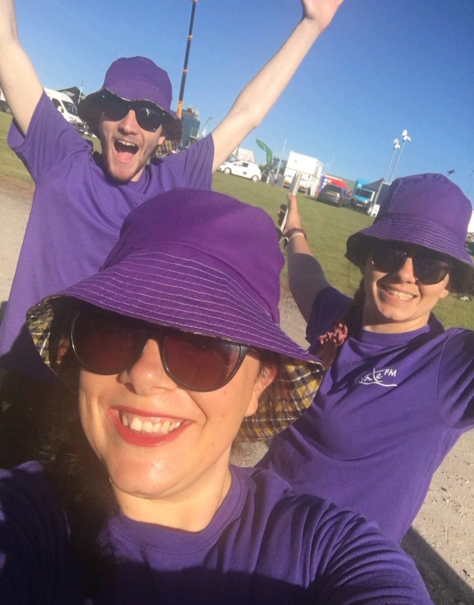 LouiseaClaire's tweet photo. What a brilliant but super hot day, was lovely to see you all  @stithiansshow #sweat #PirateFM #LoveCrew #lotsofwater #suncream #scorcher https://t.co/SJy6hiQeK3