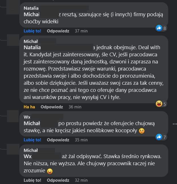 mwpuchala's tweet photo. Queer liberation? Nie dla wszystkich

W ogłoszeniu powinien być zawarty typ umowy (a podejrzewam, że pewnie zlecenie, bo gdzieżby UoP) i zarobki. Poza tym wymaganie statusu studenta jest chyba niezgodne z prawem, ale kto by się tym przejmował.

source od @RottenKrieg https://t.co/lgHrjR079A
