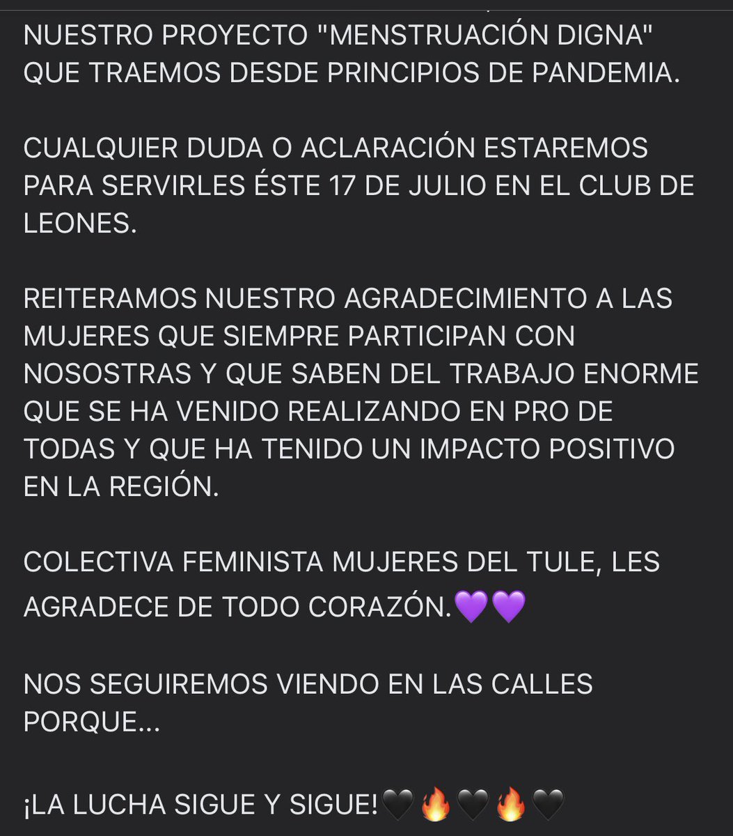 Mujeres del Tule Colectiva Feminista tweet media
