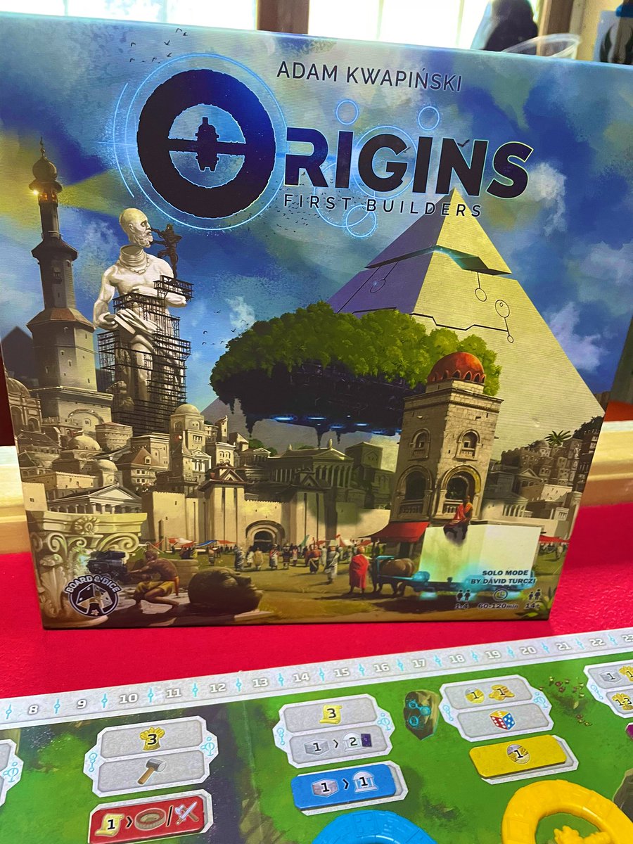 BCboardgamers's tweet photo. #OriginsFirstBuilders
Time to learn this one and have some fun with dice and tiles … @BoardAndDice is on a roll with the fantastic lineup of games recently … bravo! https://t.co/qpIiBFVWjV