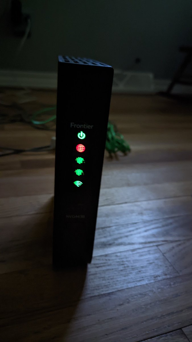FrontierDown's tweet photo. Still nothing. The good folks @FrontierCorp decided to schedule someone to come out and reprogram the router without letting us know. So next Monday MAYBE we'll have working internet. 

#PrimeDay #internetdown #frontierdown https://t.co/Yi3dI2VDrV