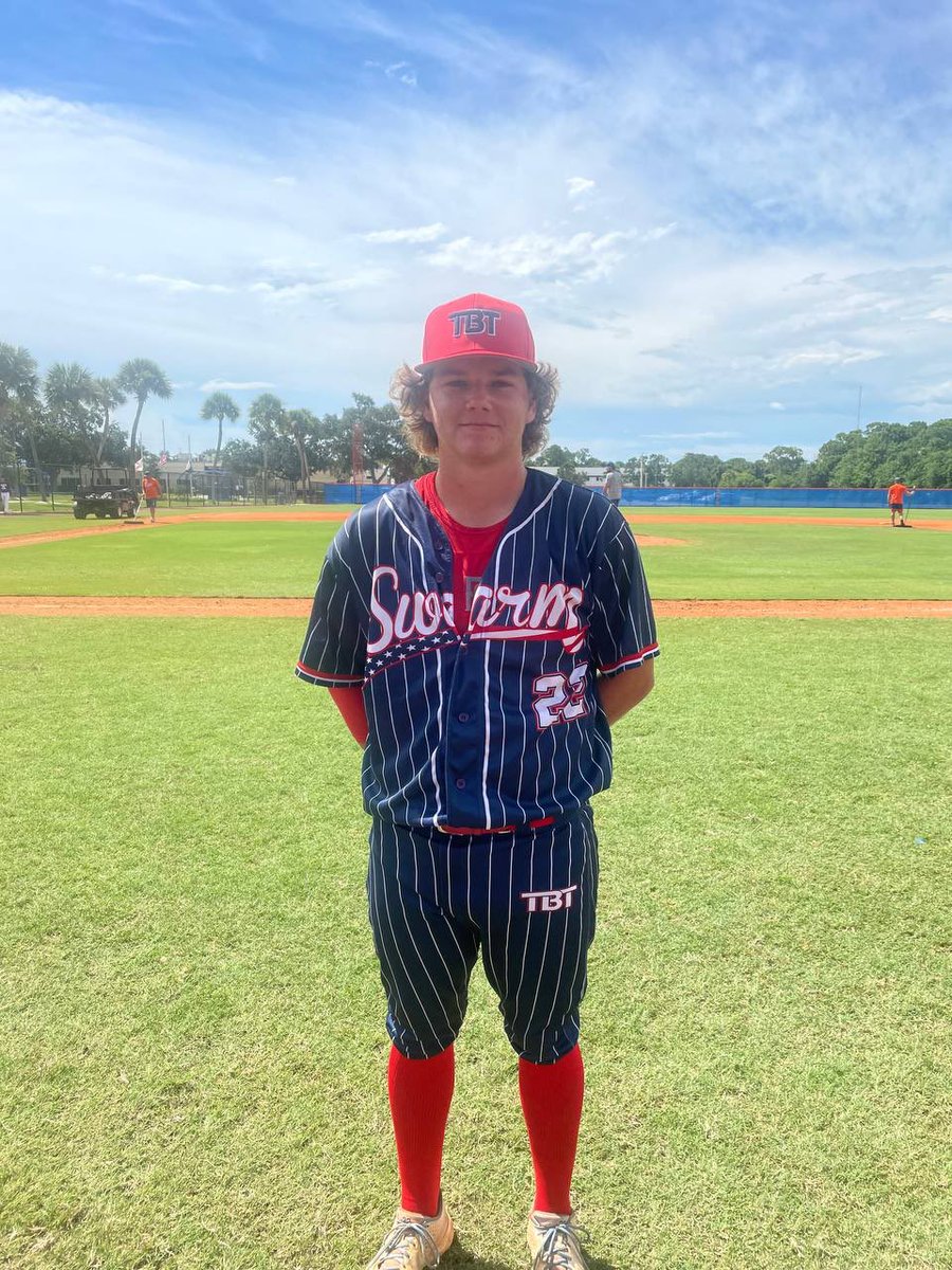 Tanner Pelaez
⁦@ClubSwarm⁩ Southeast Black 17U
7ip, 10K, 4H, 1ER

⁦<a href="/ProspectWire/">Prospect Wire</a>⁩
#PWPoG
#PWBaseball