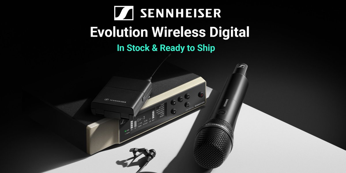 soundpro's tweet photo. Wireless audio that evolves with you.

Evolution Wireless Digital from @SennheiserUSA  breaks the boundaries by providing more dynamic range than any wireless system currently on the market. Explore the series at https://t.co/YG6C4WUdxA

#SoundPro #Sennheiser #EvolutionWireless https://t.co/cY5cDo8Tys