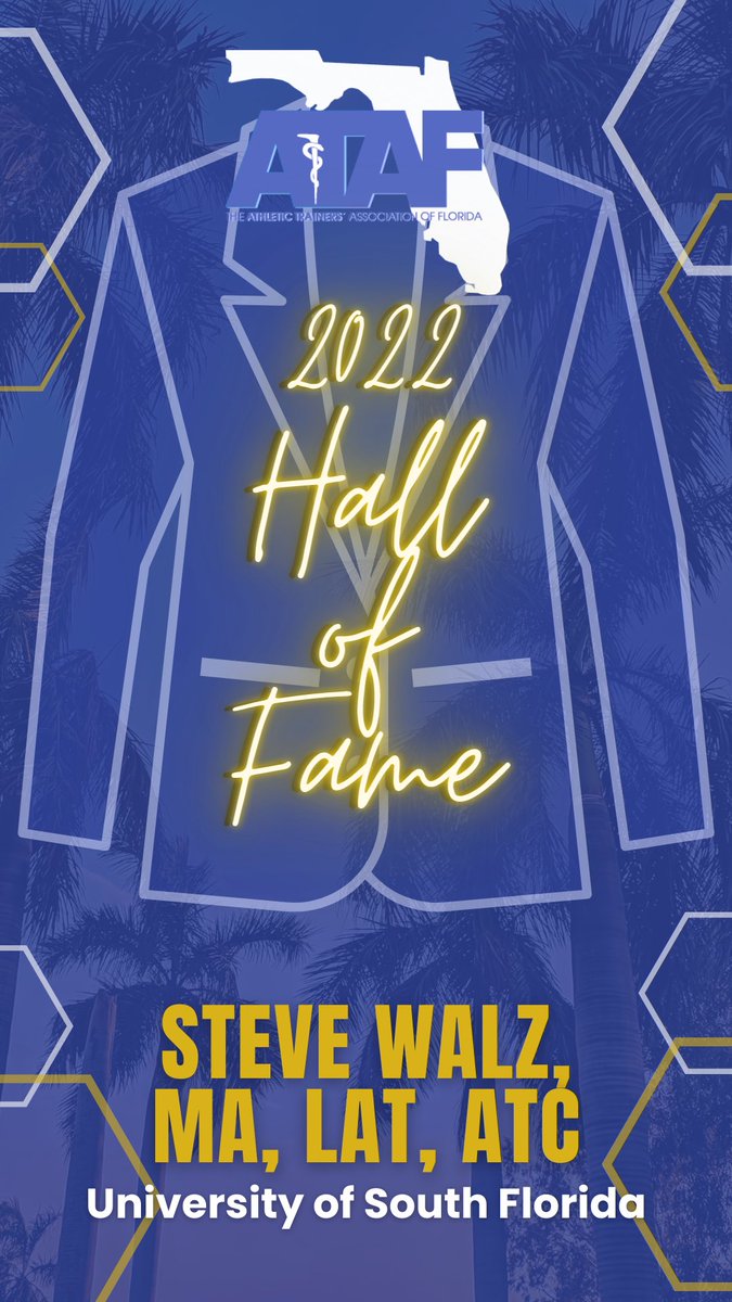 ATAF83's tweet photo. Hall Of Fame 2022
#ATAF2022 @USFSportsMed https://t.co/JgRAoBmcgT
