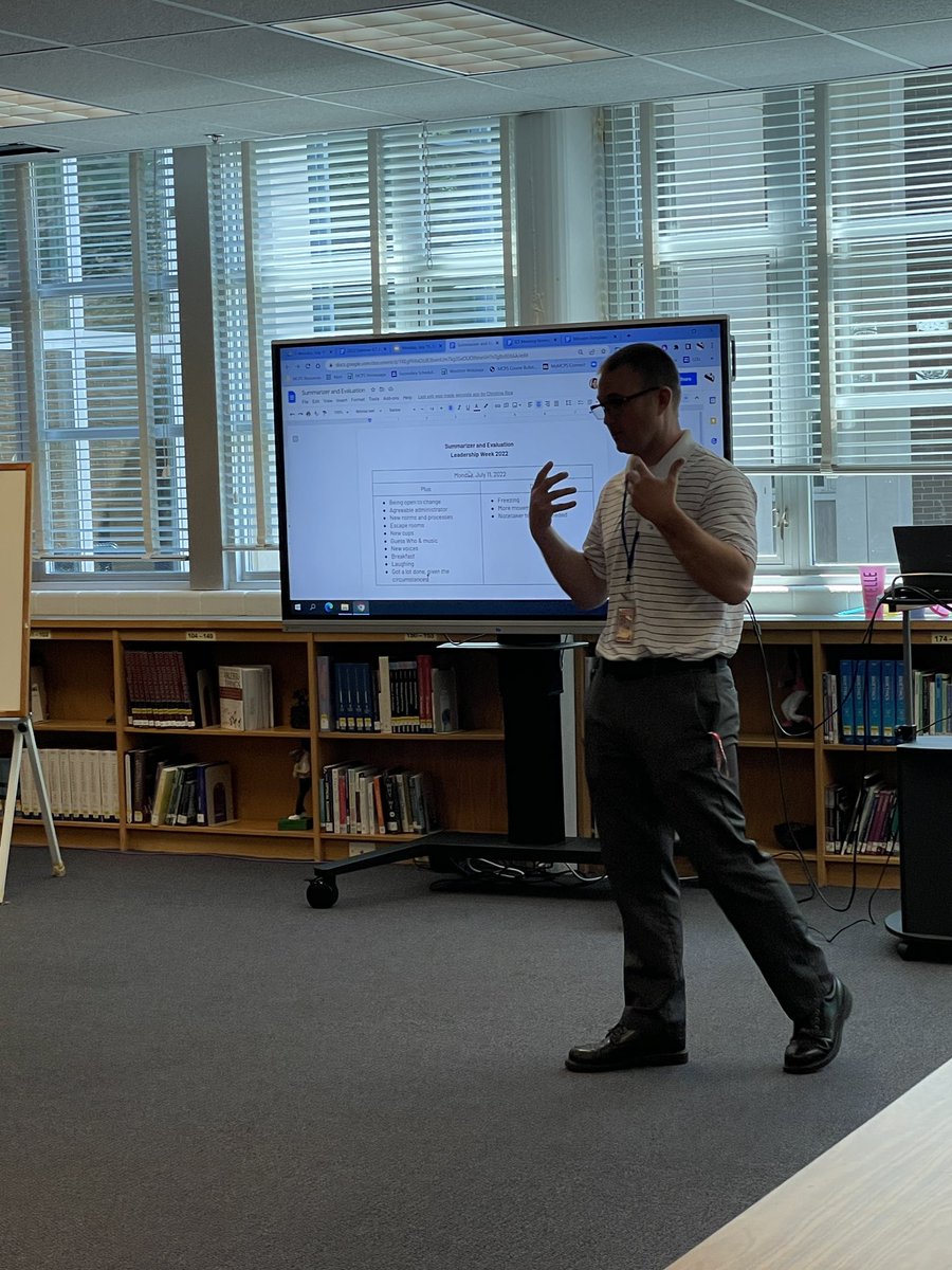 MsLabbeTweets's tweet photo. Ending Day 1 with Plus/Delta. Excited to continue working with this special group of people. #ILTWeek @TSWoottonHS https://t.co/ZLX1s92gc8