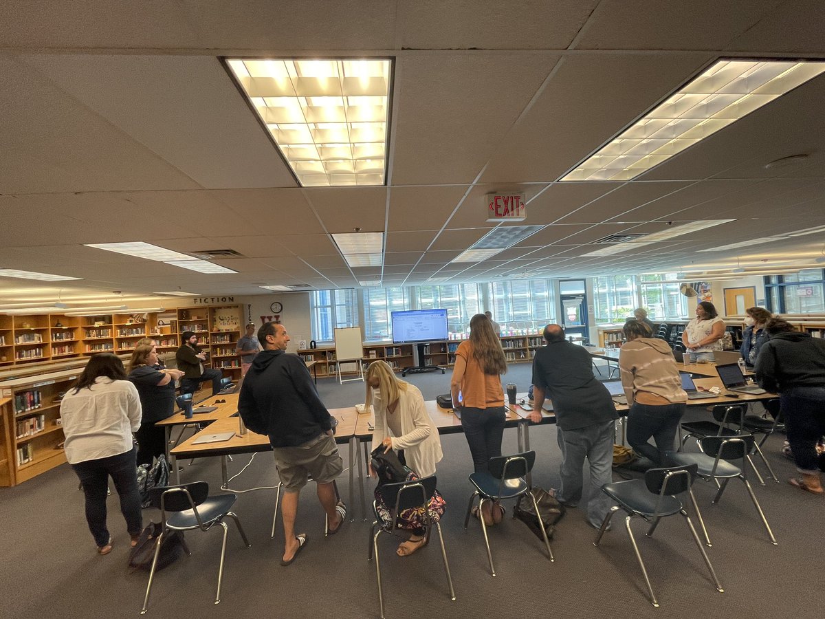 MsLabbeTweets's tweet photo. Ending Day 1 with Plus/Delta. Excited to continue working with this special group of people. #ILTWeek @TSWoottonHS https://t.co/ZLX1s92gc8