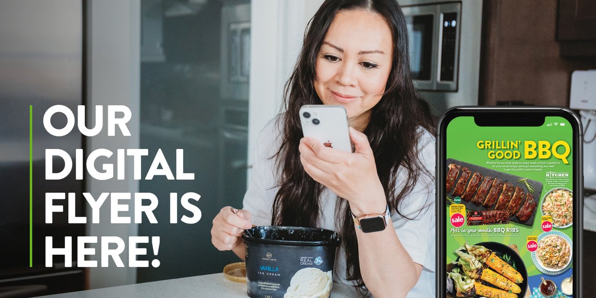 Newsflash! Our digital flyer is LIVE on our website, app, and in our emails (you should sign up!). 📣

Shop the same flyer you know and love at saveonfoods.com/circular