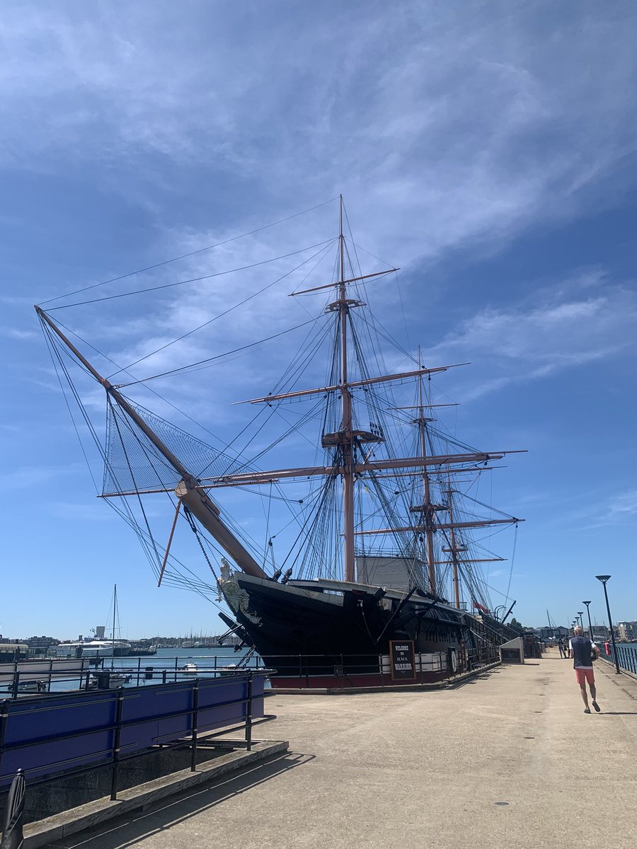 CazzleMcDazzle's tweet photo. Doesn’t matter how long I have served, or the fact that my office is 3 minutes walk away, I still get excited visiting HMS Victory, Warrior and the Mary Rose ⚓️ Even better when shared with my wingman Hazza, my brother &amp; his family #AlwaysASailor #HistoryLover @PHDockyard https://t.co/NnPrL8cqfF