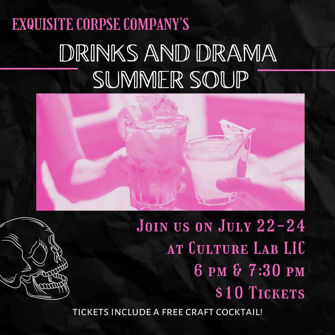 Exquisite_Co's tweet photo. Send this to the group chat &amp; pick a night to come out and experience one of our 5 plays we're reading! https://t.co/vpl7TUnwTG
